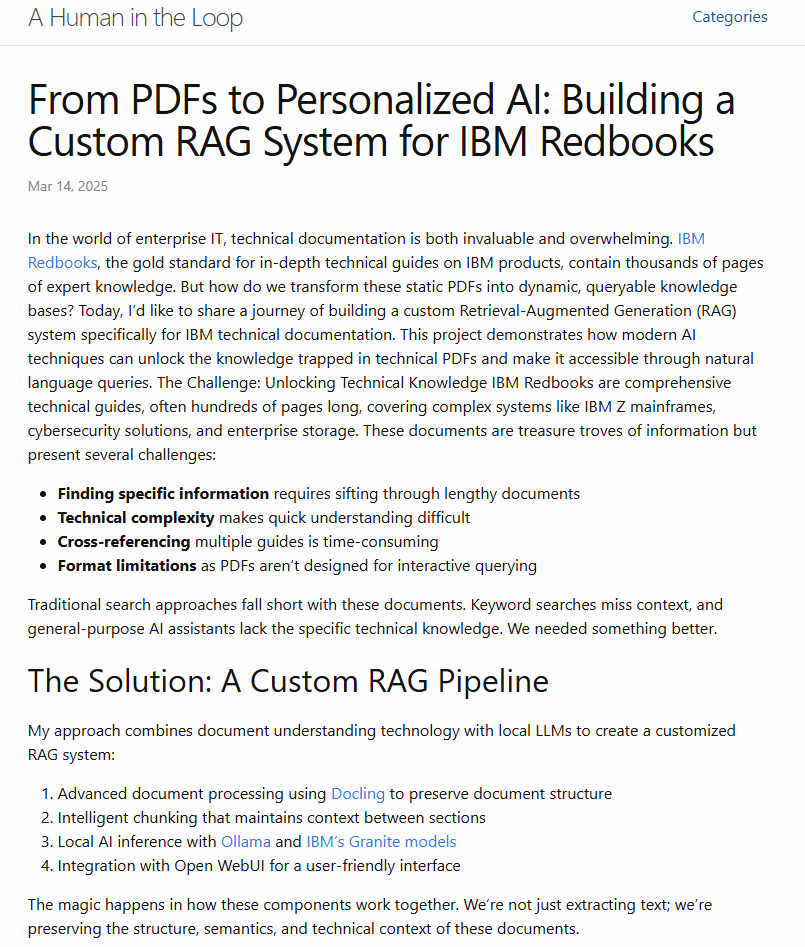 RAG System Implementation